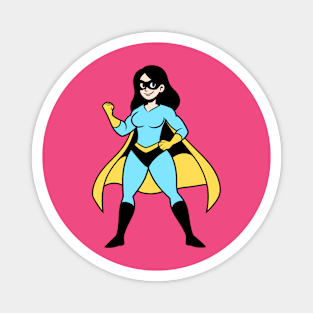 Superhero Woman Magnet